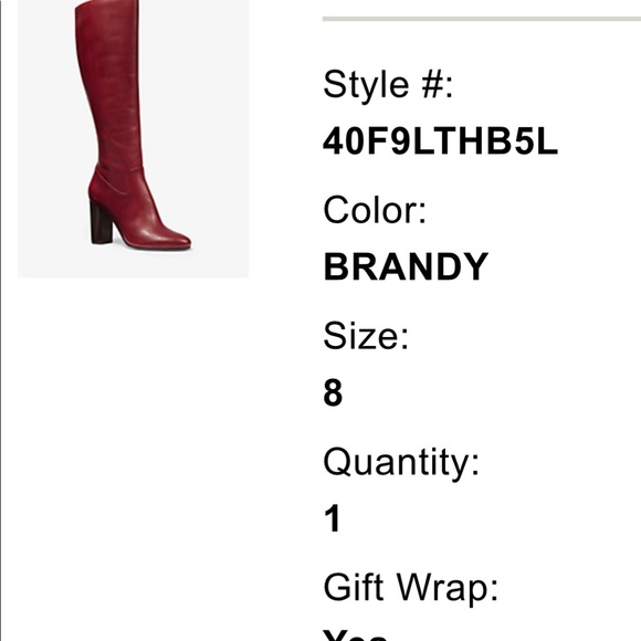 Michael Kors knee high boots - Picture 2 of 2